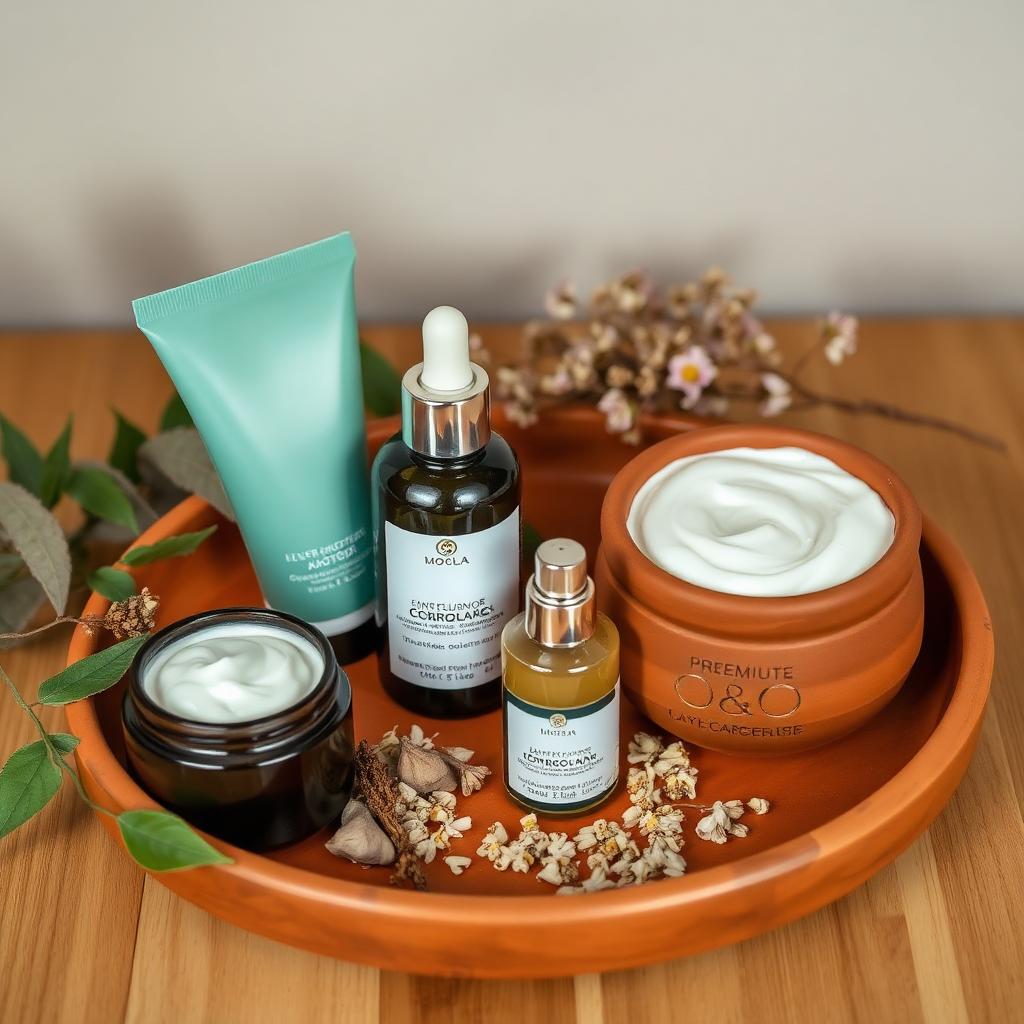Produtos premium para skincare